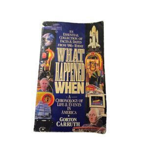 What happened when by Gordon Carruth - signet books